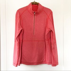 Tommy Bahama Reversible 1/2 Zip Pullover Coral